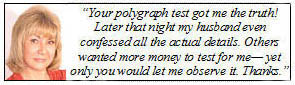 polygraph testimonial Santa Monica